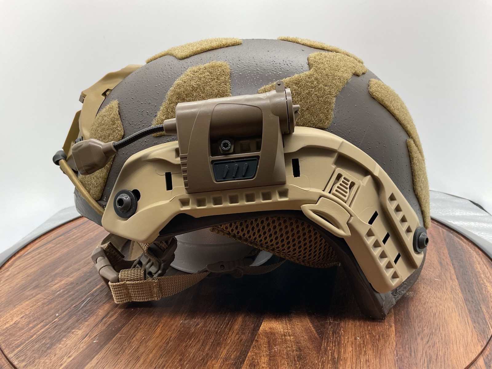 Military Ballistic Helmet 3A Customized, Rebuilt, Size Large/Med.American