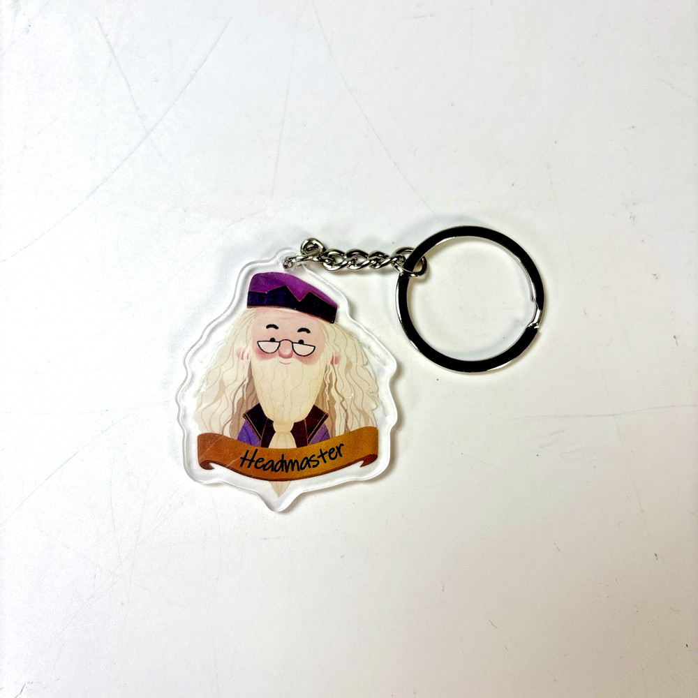 Harry Potter HEADMASTER Acrylic Keychain Double-Sided