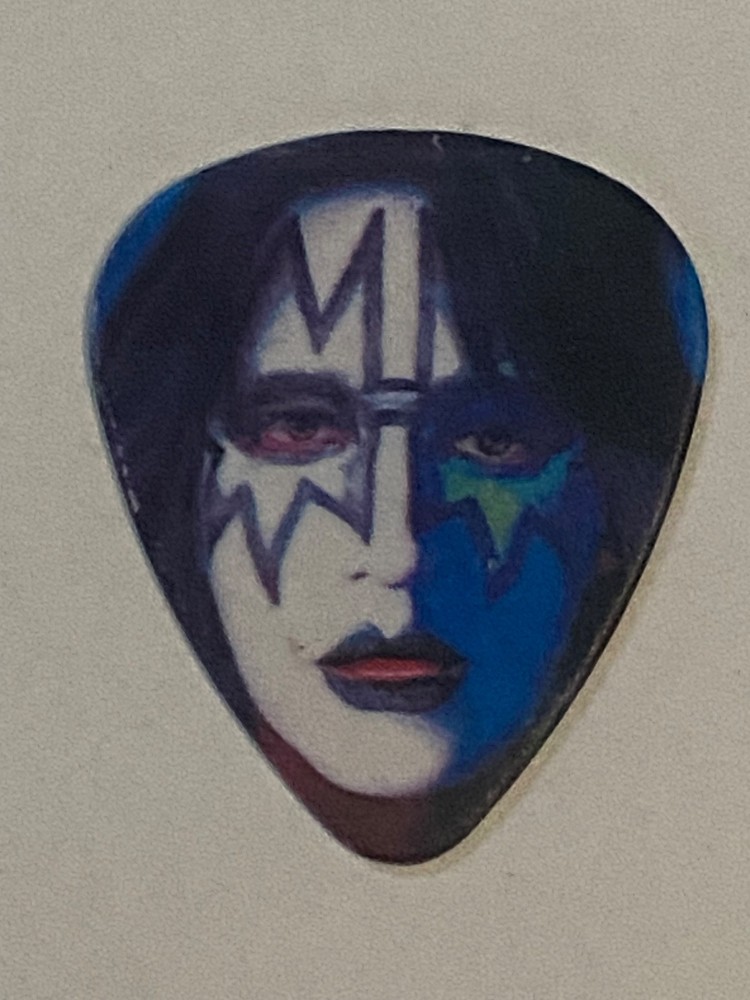 RARE ~ Ace Frehley Solo-Tour Guitar Pick FULL FACE