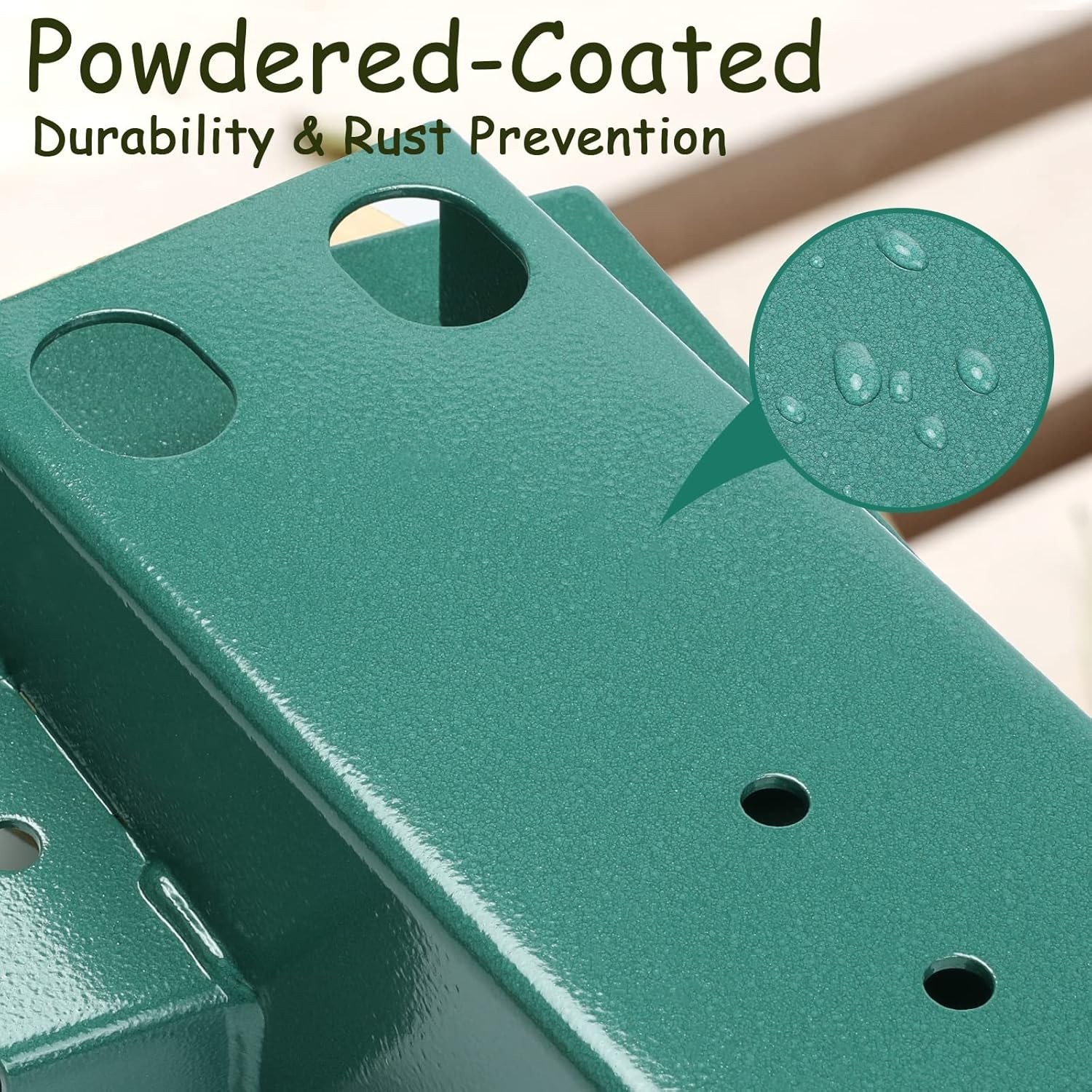 Outdoor 4x4 Compound Angle Brackets for Deer Stand & Hunting Blinds, 4-Pack