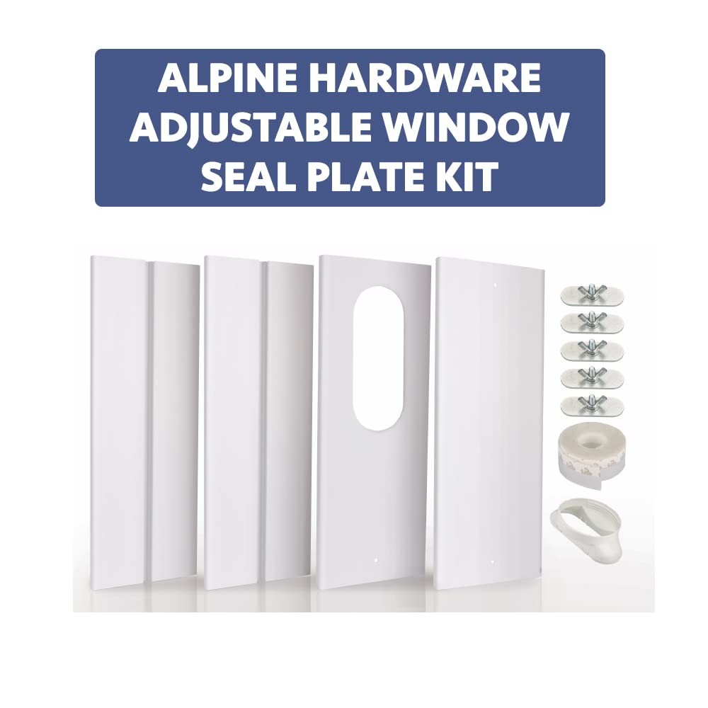 Portable Air Conditioner Window Kit with Coupler Adjustable Window Seal for A