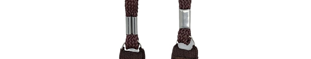 Classy Walking Cane Brown Elastic Wrist Strap - Pair