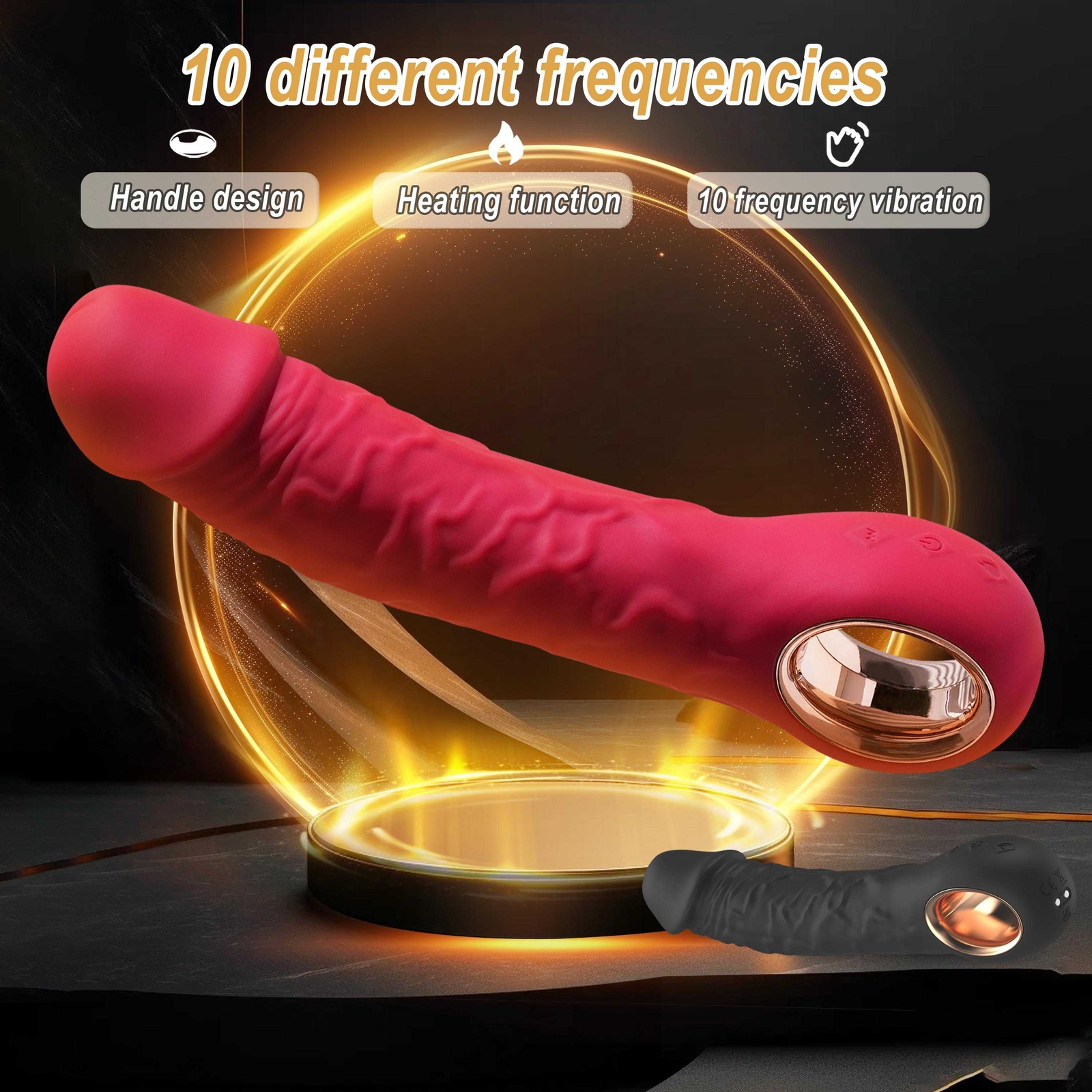 Realistic G Spot Vibrator Dildo Clit Massager Anal Stimulator Sex Toys for Women
