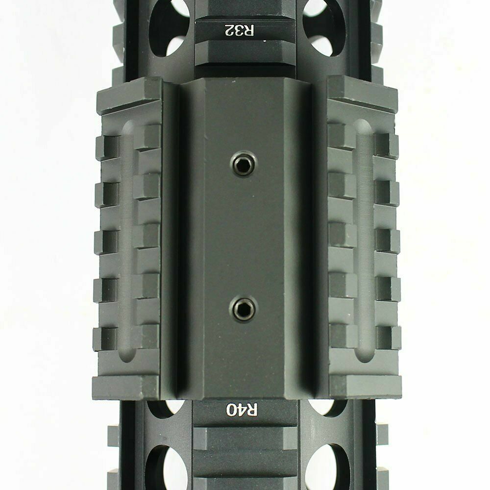 45 Degree Offset Dual Side Rail Angle Mount 6 Slot Tactical Accessory Rail