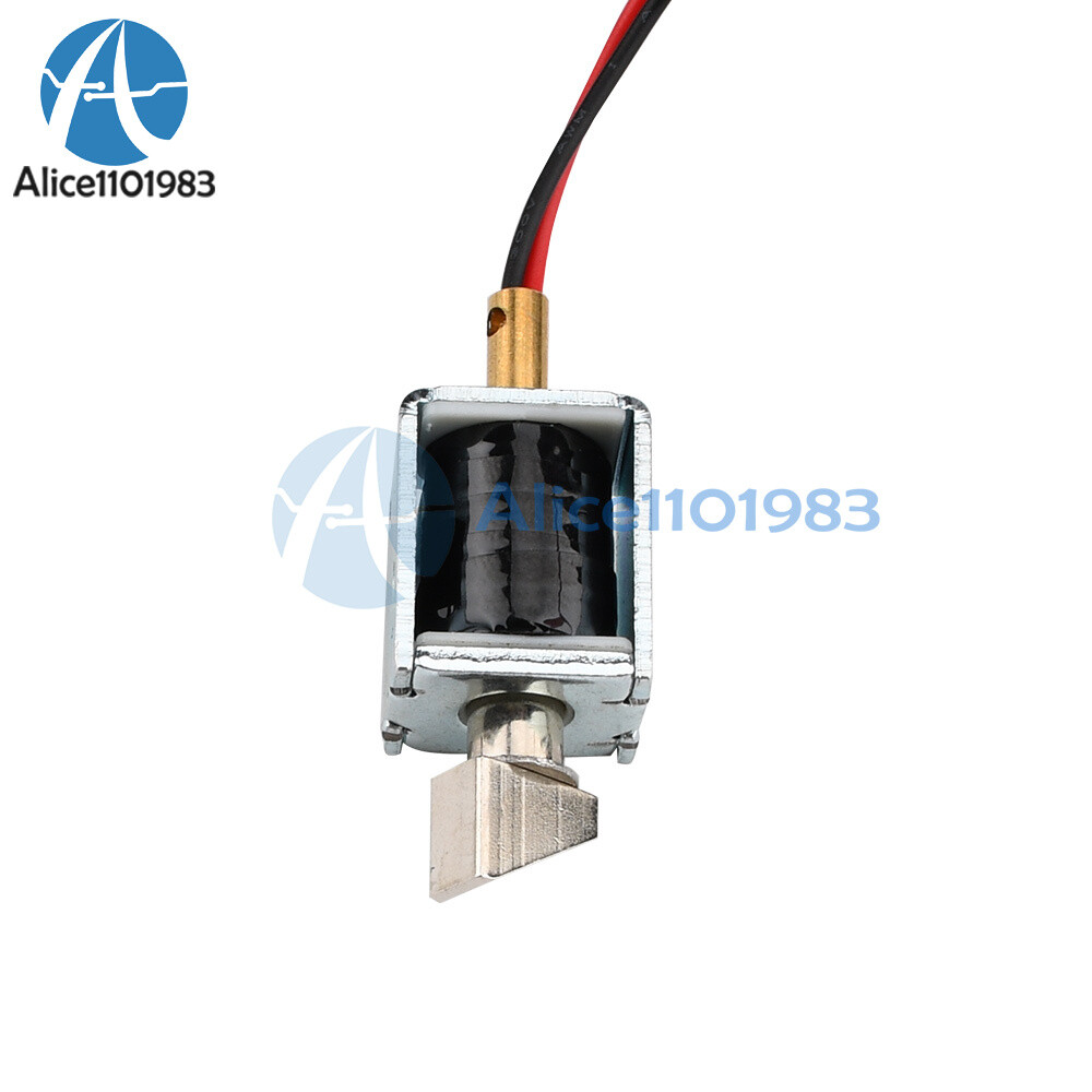 DC 12V 5.14W Slope Electromagnetic Lock Instantaneously Energized Switch Lock
