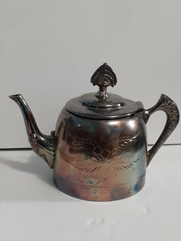 VINTAGE PS & CO SILVER PLATE TEA POT