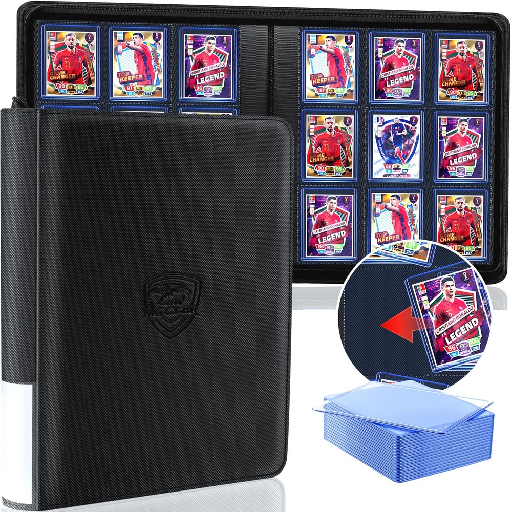 288-Card Toploader Binder - Durable Storage for 9-Pocket Sleeves