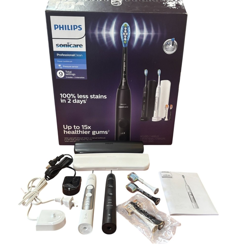 Philips Sonicare Professional Clean Toothbrush 2 Pack
