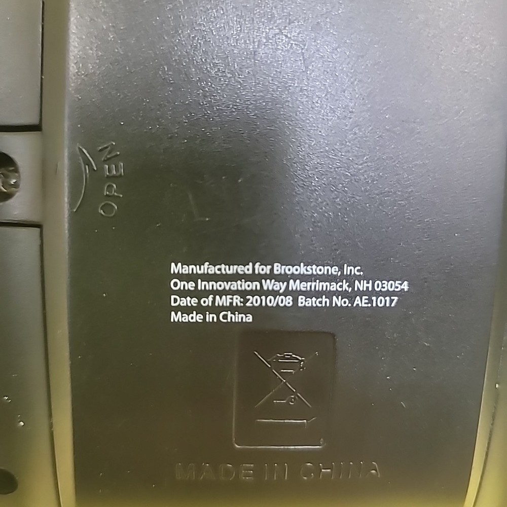 Brookstone u-Control Silver Bullet RC Helicopter Remote Control