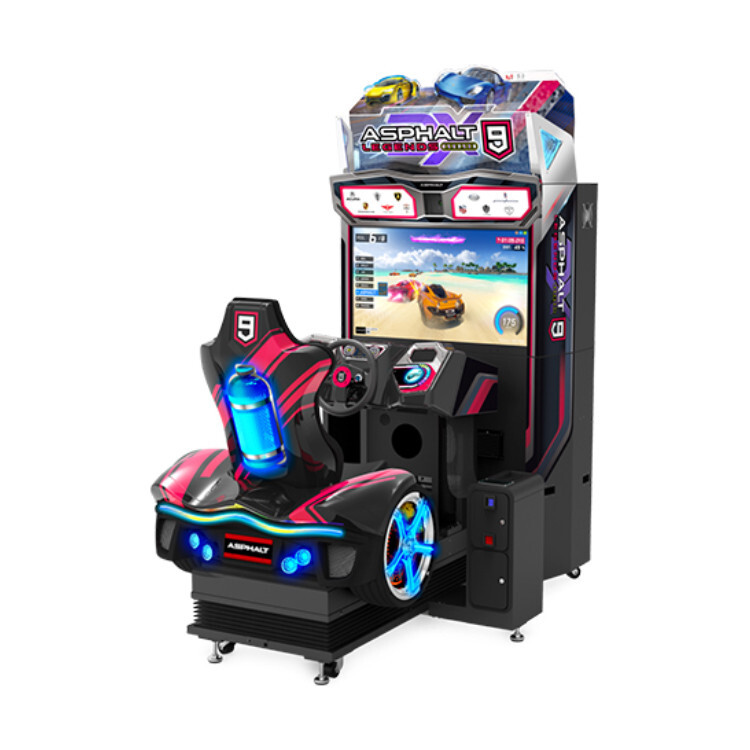 ASPHALT LEGENDS 9 DX MOTION ARCADE MACHINE SIMULATOR by IGS (Excellent)