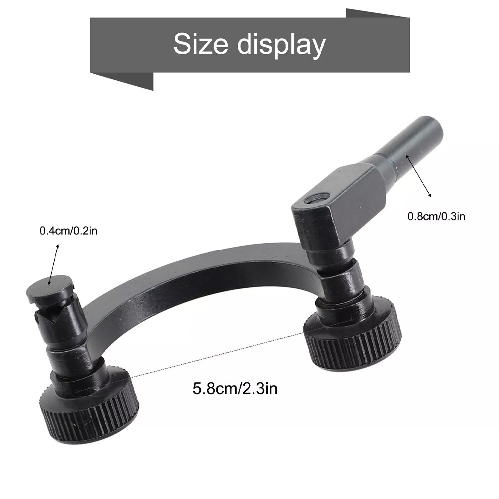 Combination-Test Indicator Holder Half Round 8mm Dial Indicator Support Stand H1