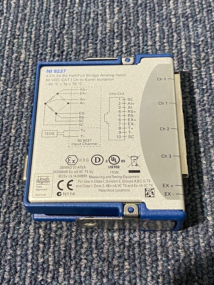 National Instruments NI 9237 cDAQ Strain / Bridge Input Module 198859D-01L