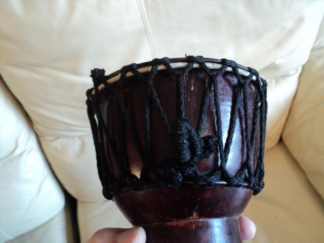 Vintage Small African Hand Made Drum