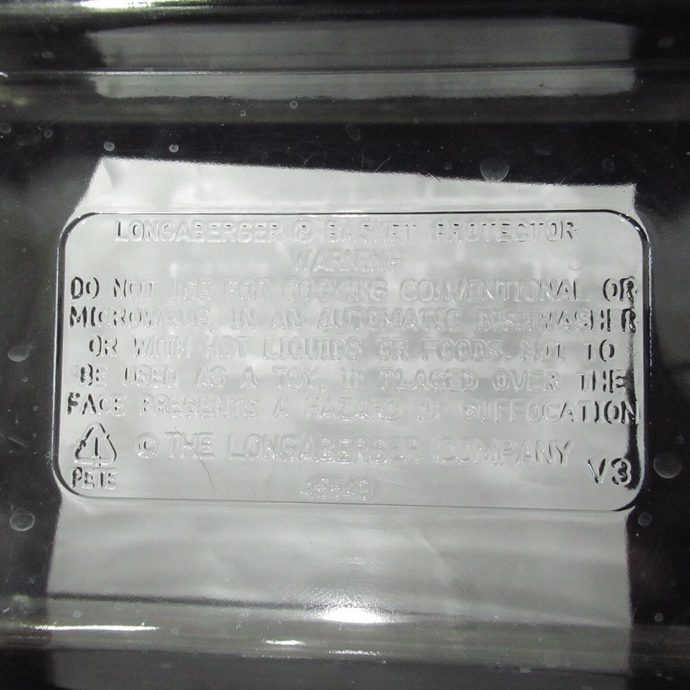 Longaberger 45543 Basket Insert Protector 3 Part Divided Large Daily Blessing