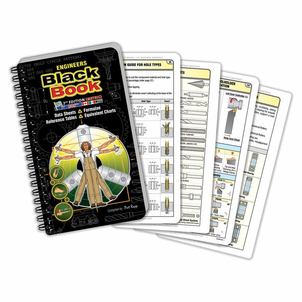 ENGINEERS Black Book - 3rd Edition (METRIC) Large Workbench Edition