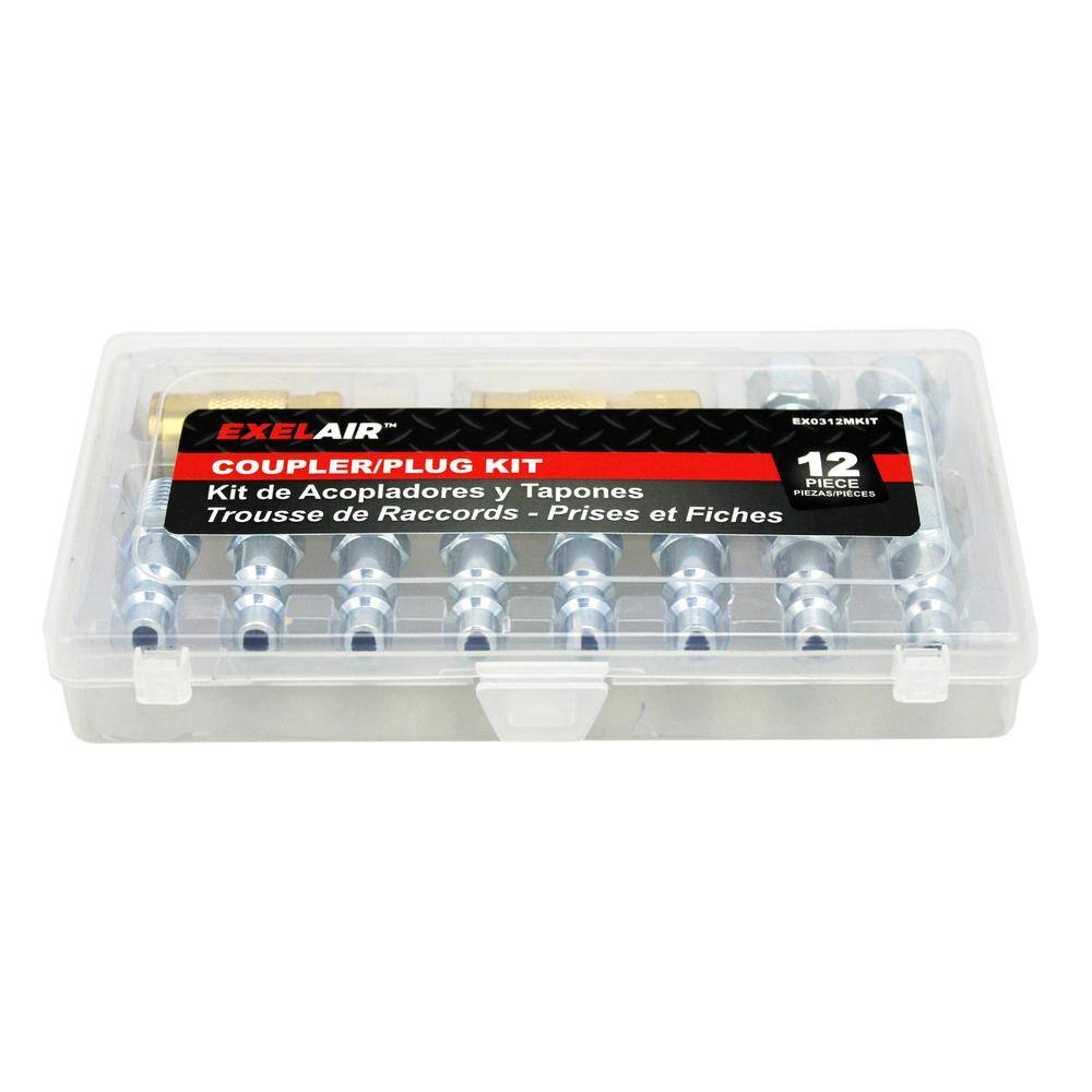 12-Piece Coupler and Plug Kit
