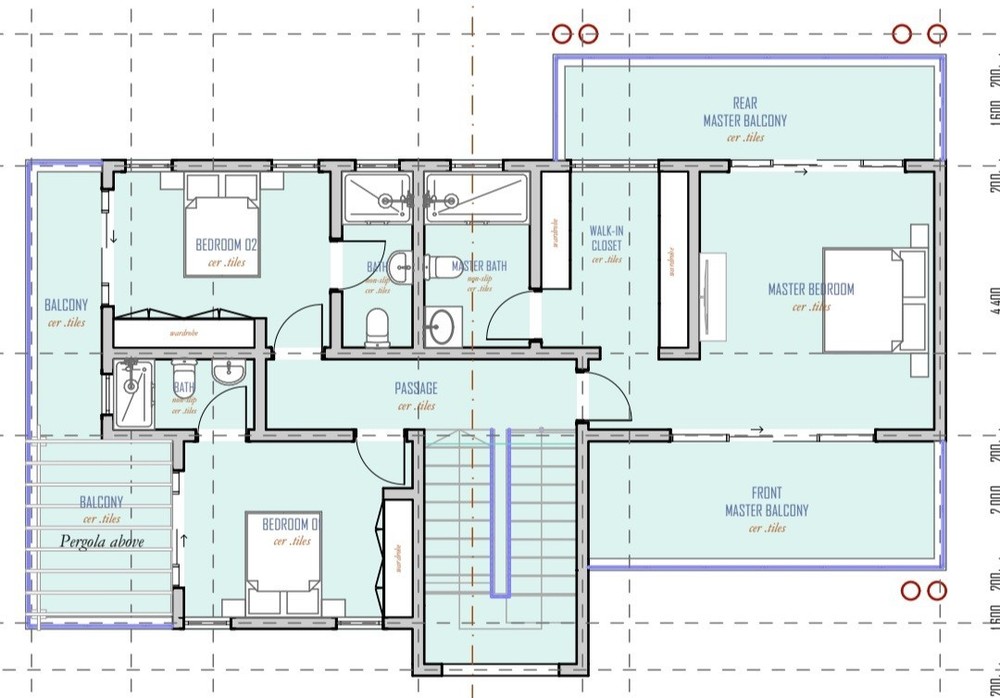 4 Bedroom House Plan [modern ]