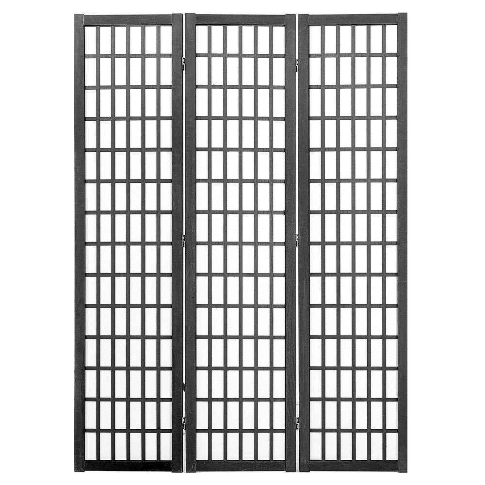 Room Divider Japanese Wall Divider 3 Panel Screen for Room Separation