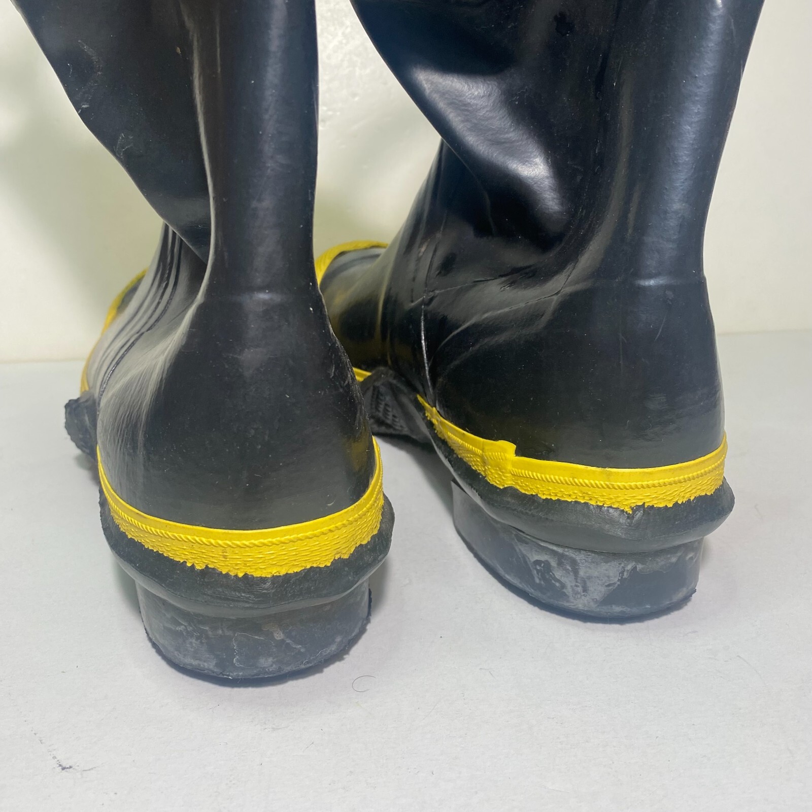 Ranger Rubber Co Firemaster Steel Midsole Boots Size 10 12" High USA