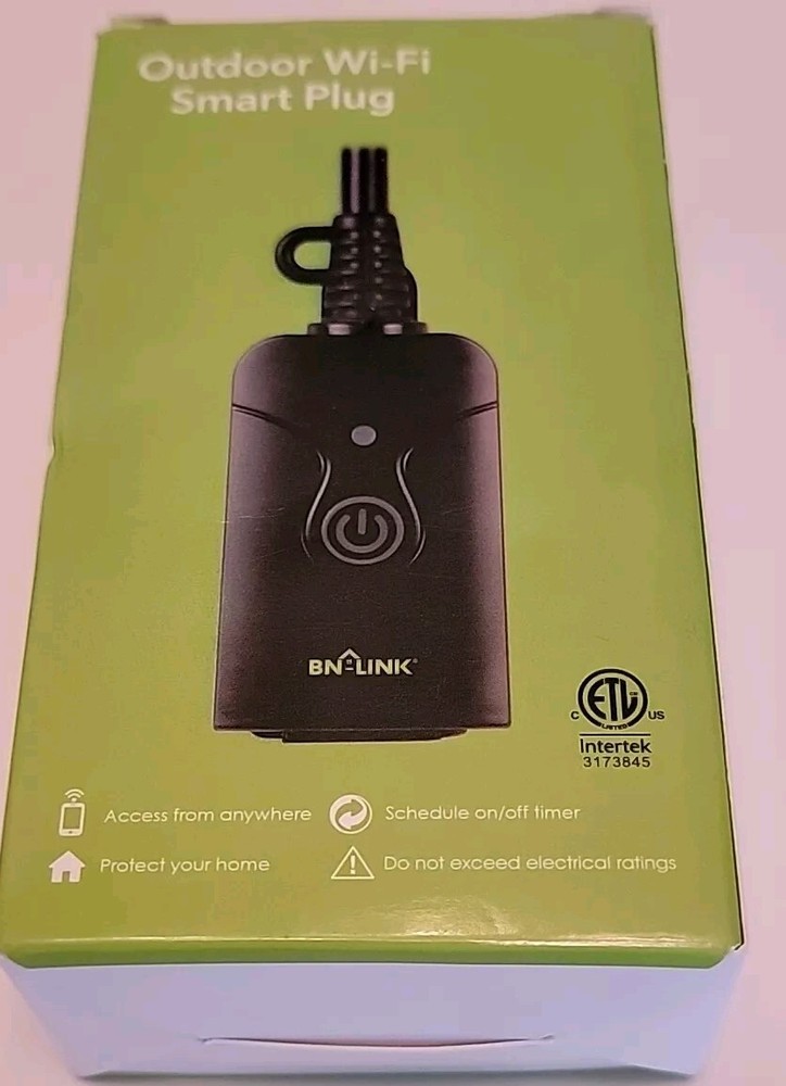 NEW intertek Control Wifi Smart Plug Wireless Uses Apple/Google Play