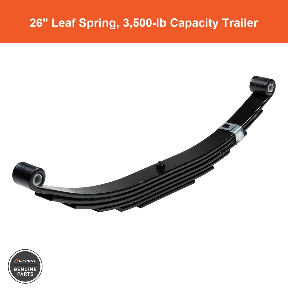 Replacement Trailer Leaf Spring - 26", 3,500-lb. Weight Capacity