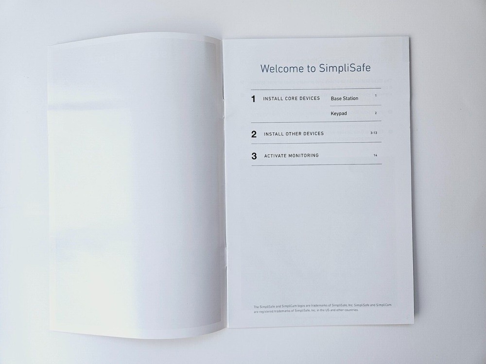 Simplisafe Setup Guide Manual Only