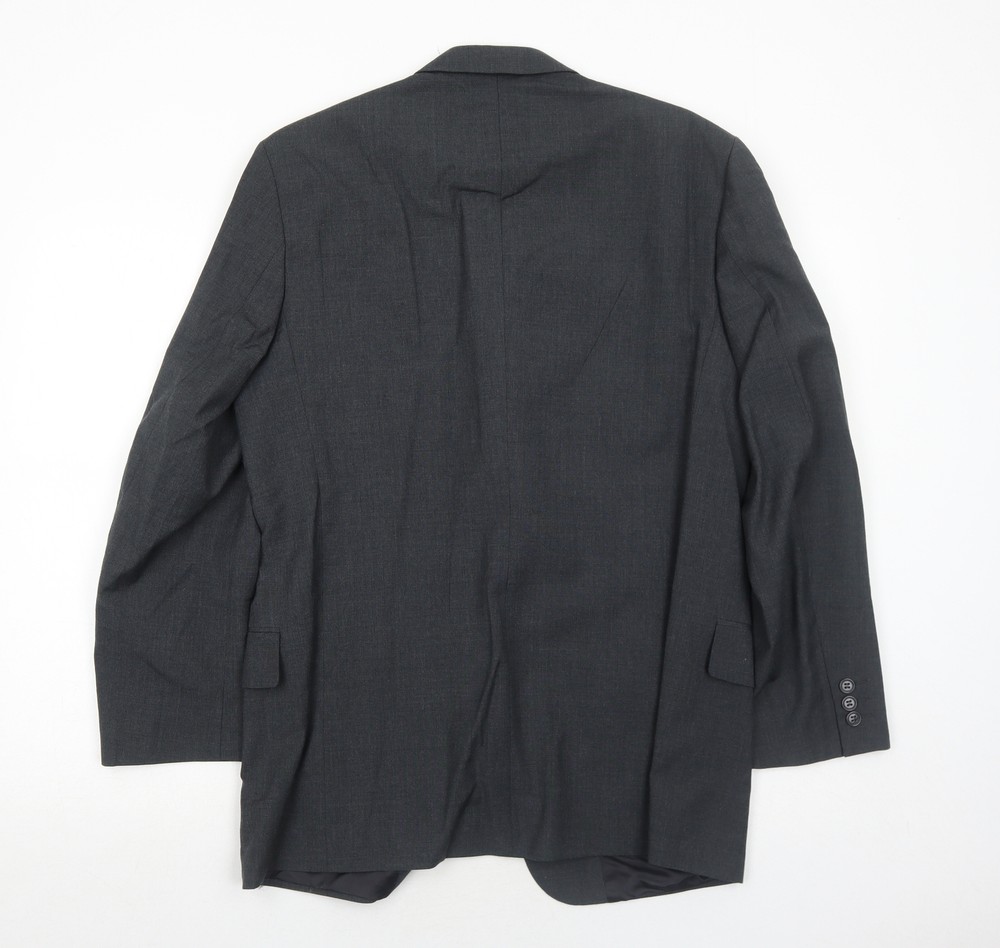 NEXT Mens Grey Wool Blend Suit Jacket Size 38 Reg