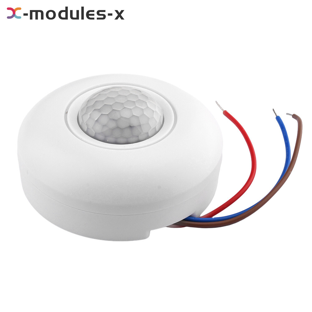 AC85-265V Infrared PIR Motion Induction Sensor 360° Detection For Ceiling Light