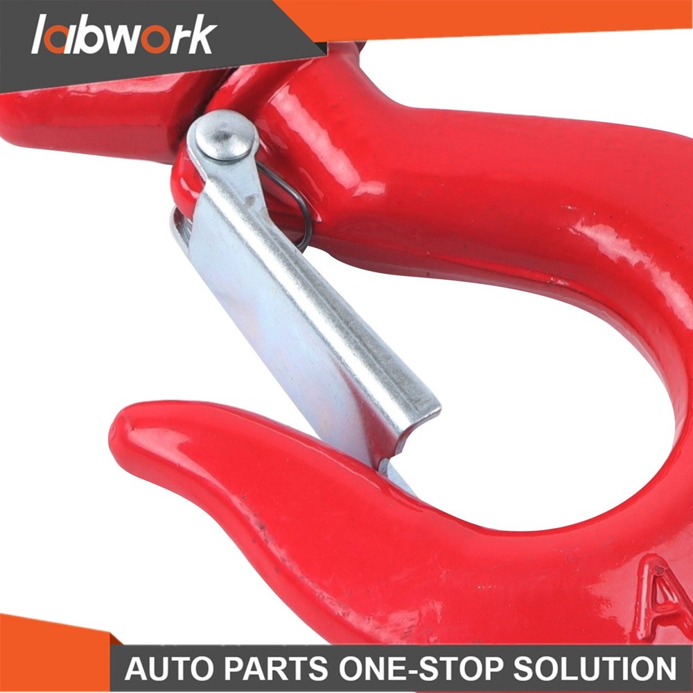 Labwork 3 Ton Locking Swivel Hook 5/8" Grade 80 Lifting Hook Rigging with Latch