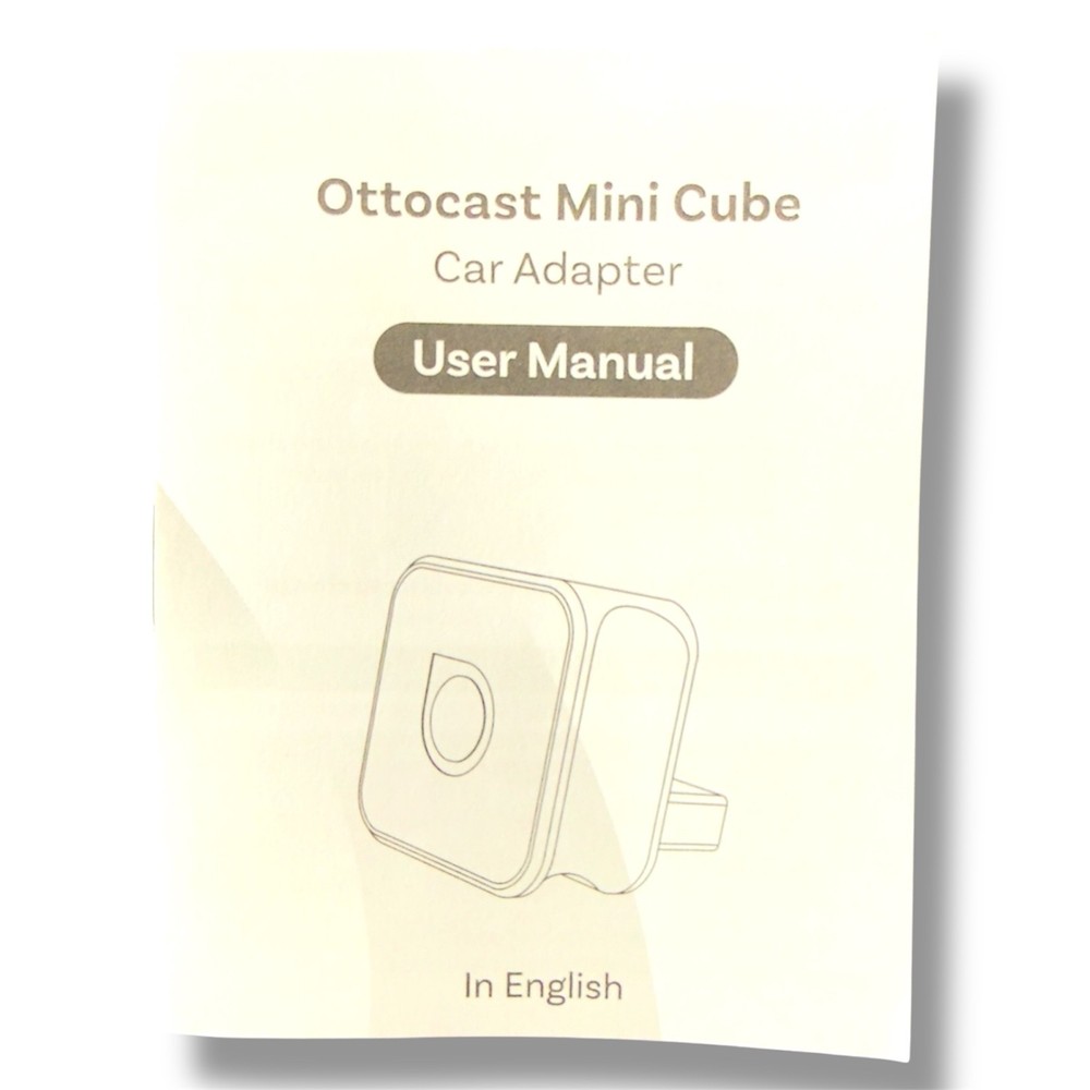 Ottocast Mini Cube Gray USB-A Wireless CarPlay & Android Auto Adapter