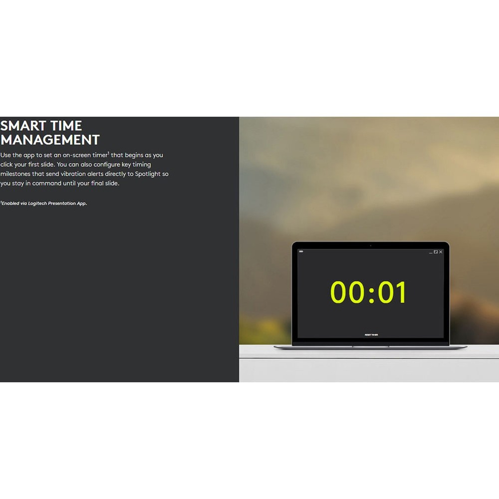 Logitech Spotlight Presentation Remote, Slate