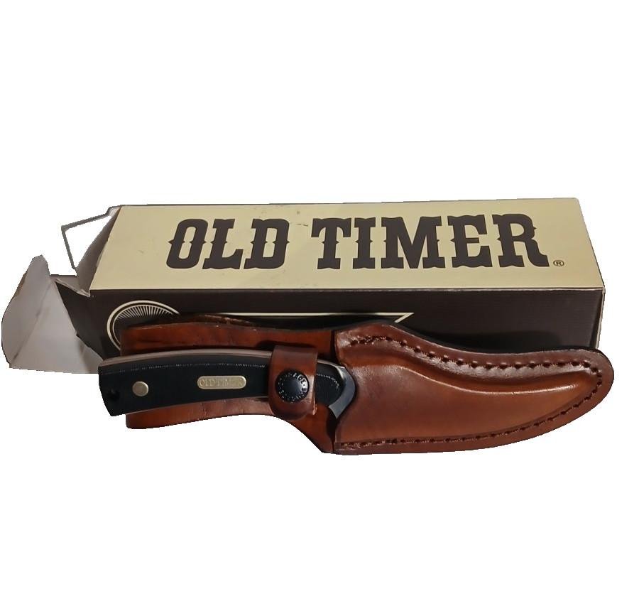 Old Timer 152OT Sharpfinger Fixed Blade Knife w/Box EUC