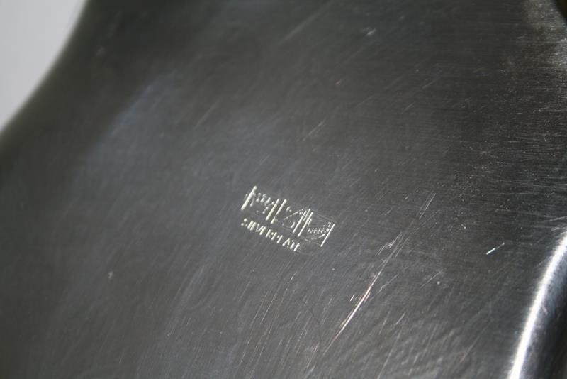 Sheridan Silverplate Footed 11" Bread Tray with Handles #2632