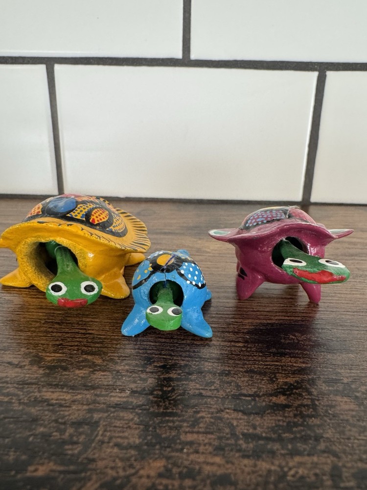 Bobble Head Turtle Bundle (3 Small Turtles)