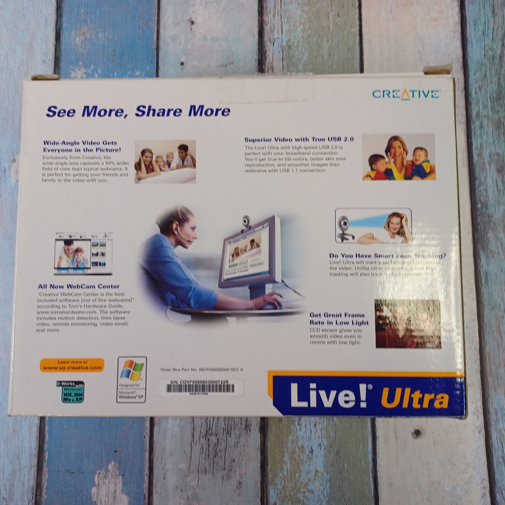 CREATIVE Live! Ultra Wide Angle Web Cam W/ Headset