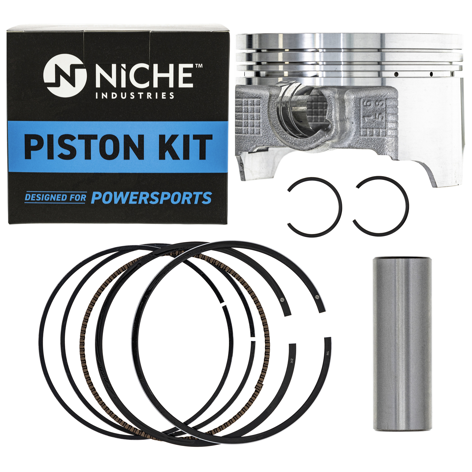 NICHE Cylinder Piston Gasket Kit for Kawasaki Prairie 700 KFX700 2 Pack