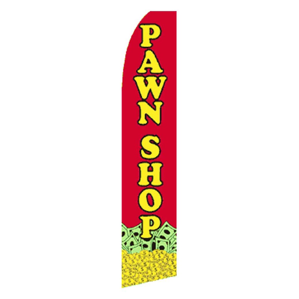 Pawn Shop Flag Flutter Feather Banner Swooper Bundle Kit