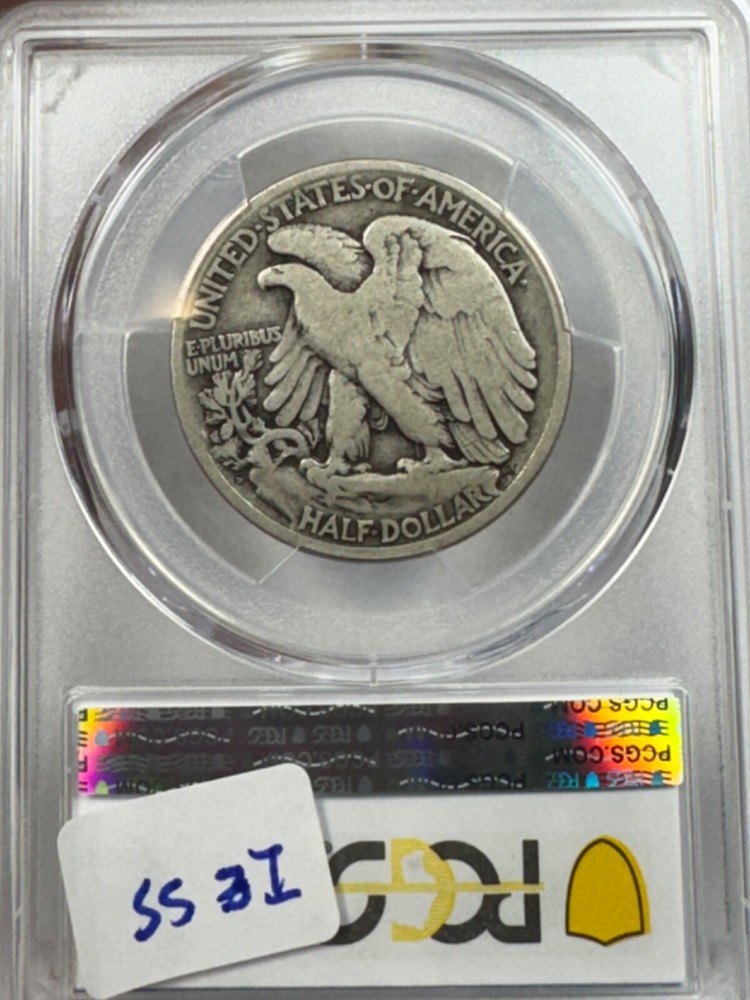 1919-D Silver Walking Liberty Half Dollar PCGS VG08