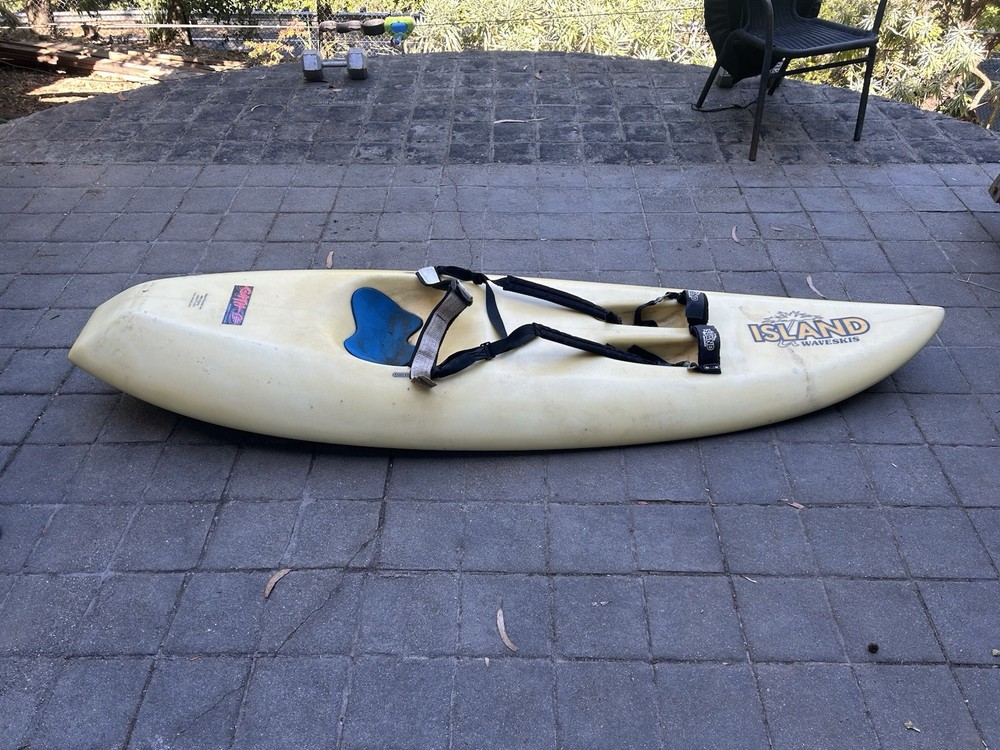 Island Waveski surf kayak with paddle