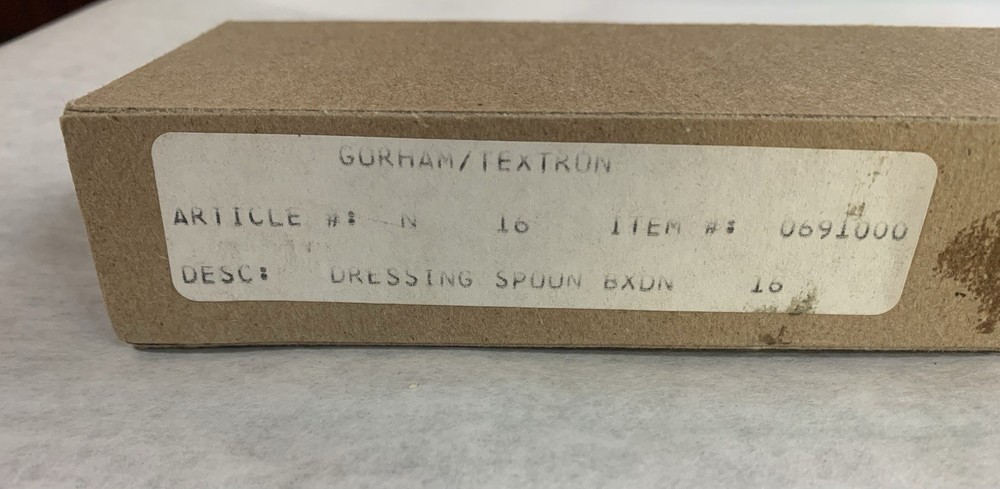 Gorham The GENERAL De ROCHAMBEAU SILVER SERVING SPOON to Lt Gov Jabez 1780 12"