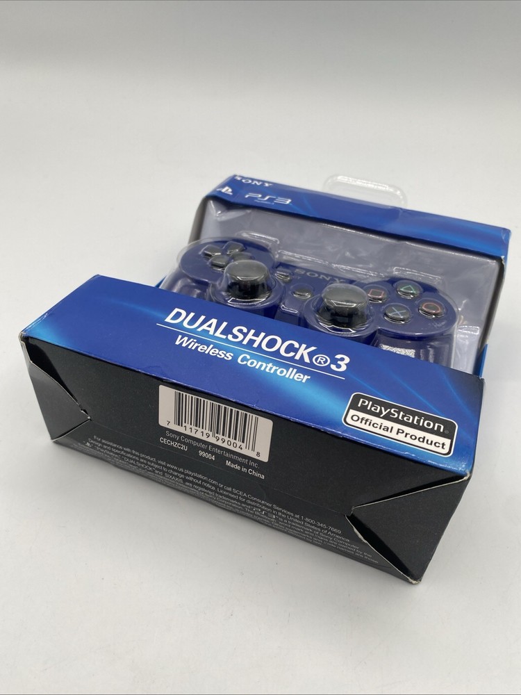 Sony DualShock 3 Wireless Controller for PlayStation 3 Console Blue CECHZC2U