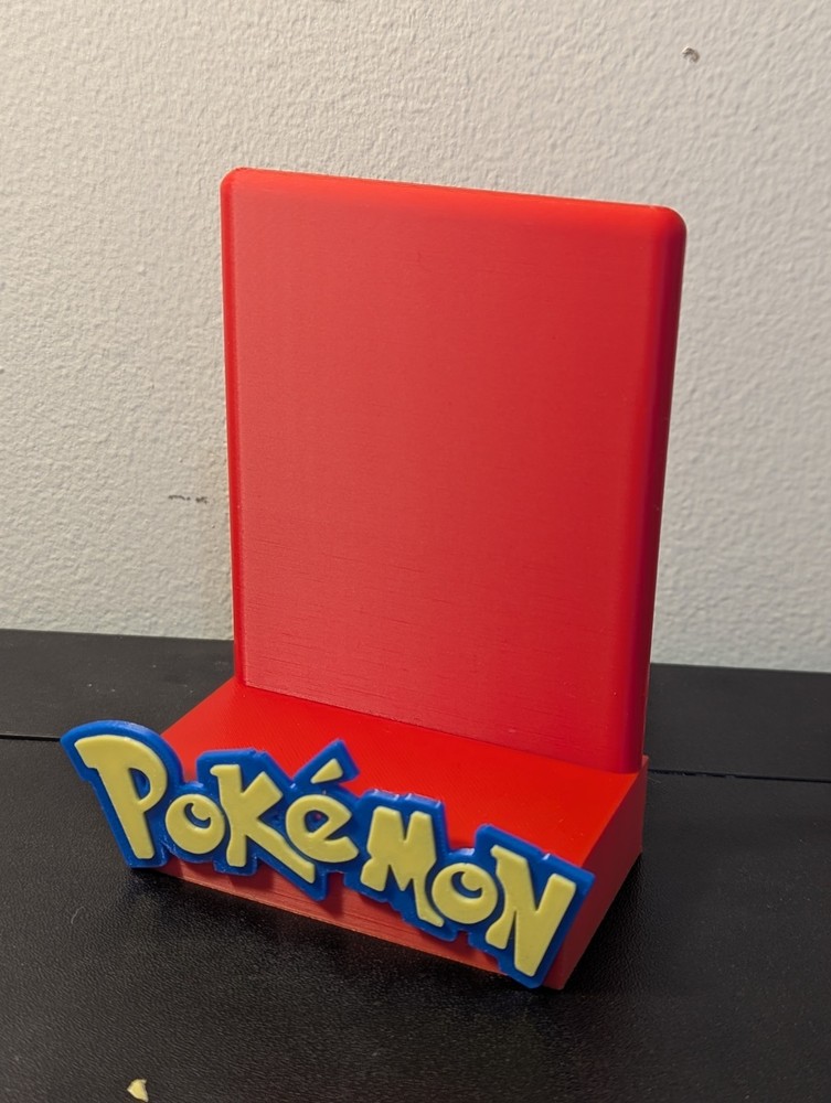 Pokemon Theme Card Display Stand Custom, Graded, Raw, Top Loader, Mag, One Touch