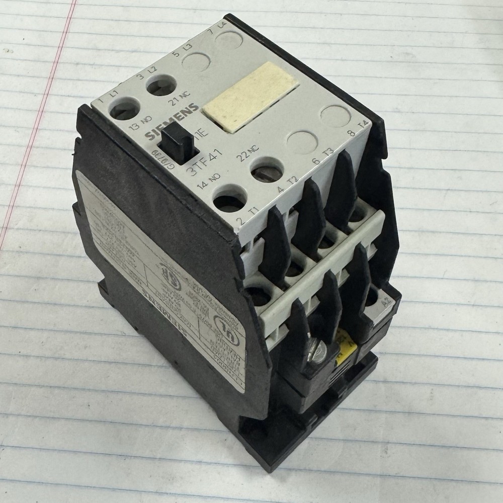 Siemens Contactor  3TF41  - 20A - 600V - AC