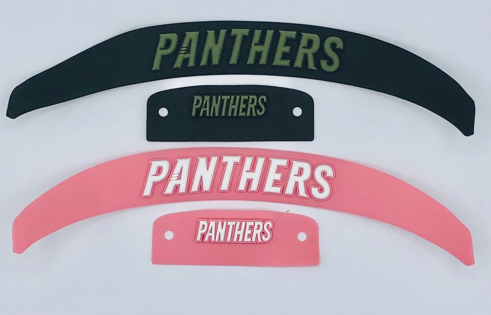 Panthers Full Size Speed Helmet 3D Bumpers