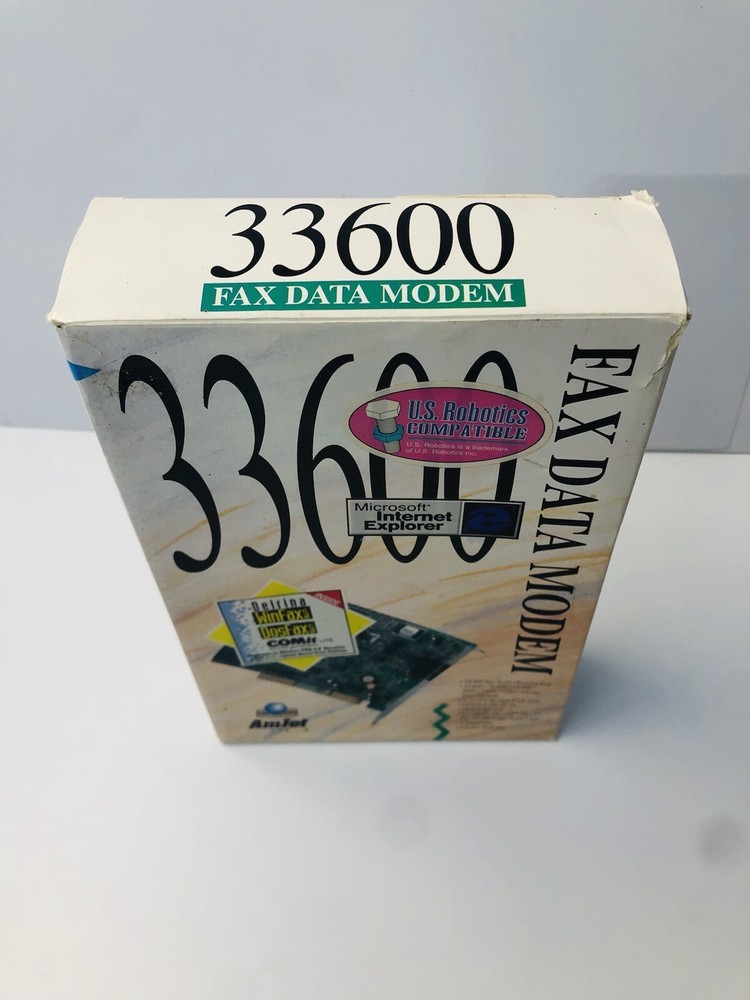 Fax Data Modem 33600 Model(1994 Amjet)