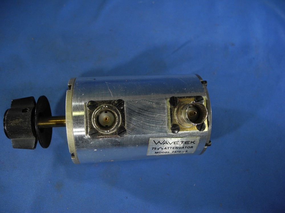 WAVETEK Model 7570-5 - 75 Ohm Step Attenuator (Free & Fast Shipping!)