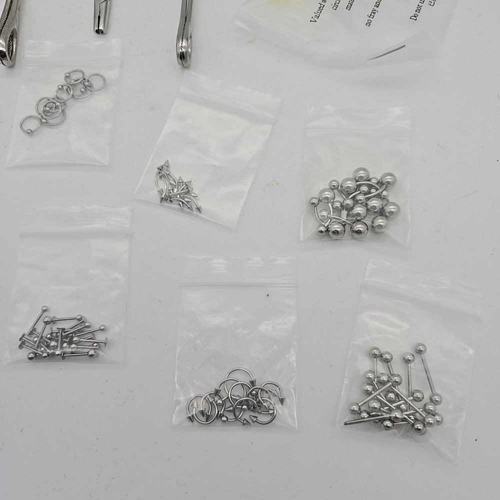 Lot for BODY PIERCING Forceps Kit Open box