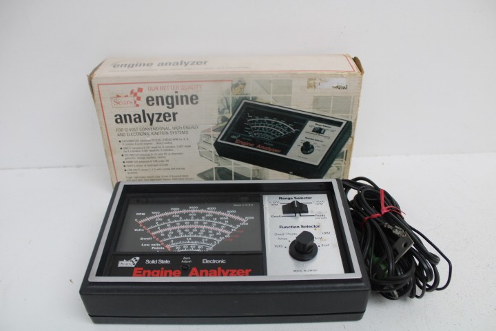 Vintage Sears Engine Analyzer Model 28-2163 Made In USA