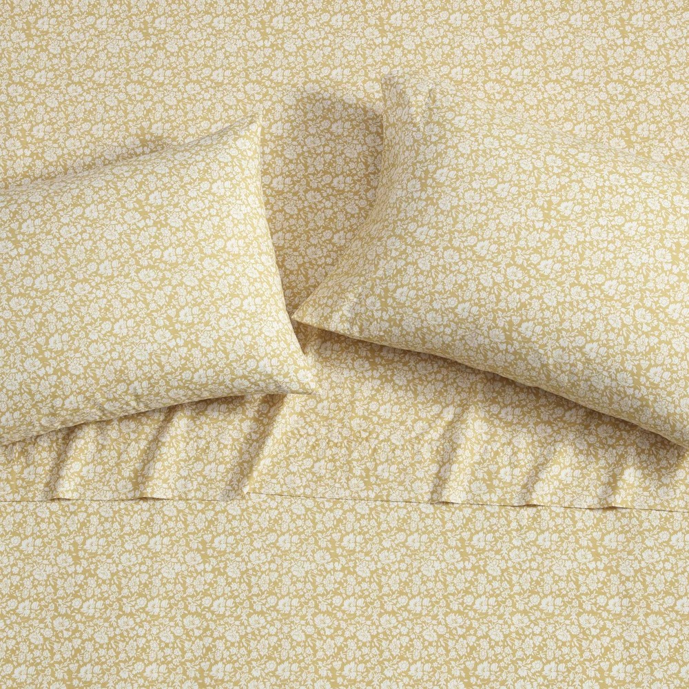 - Twin Sheets, Cotton Percale Bedding Set, Lightweight & Breathable Home Deco...