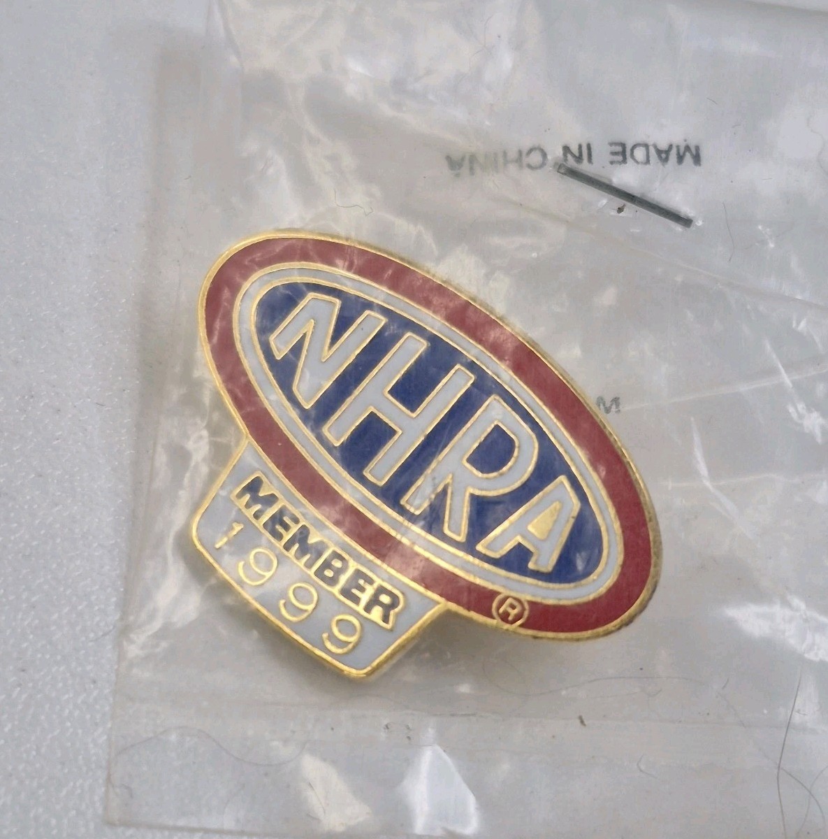 VTG 1999 NHRA CHAMPIONSHIP DRAG RACING MEMBER HAT LAPEL PIN 1999 NIP